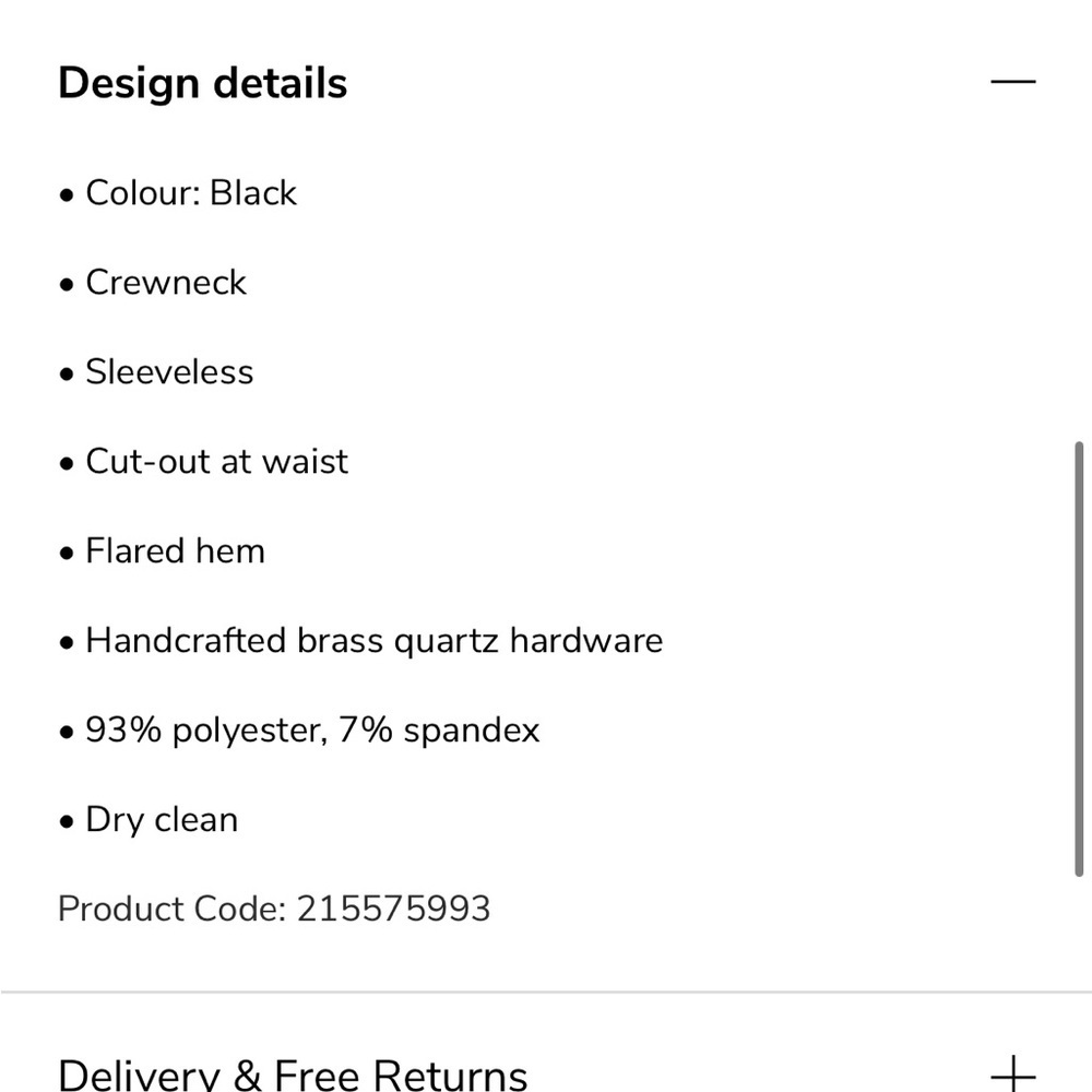 Christopher Esber distorted quartz split tank dre… - image 14